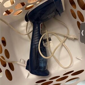 Handheld Fabric Steamer - Navy Blue